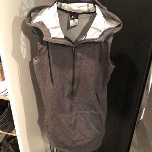 Nike Dri fit sleeveless hoodie
